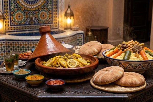 فنون الطهي المغربية: رحلة للحواس إلى قلب المغرب