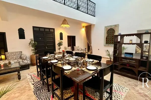 Riad di charme con ampio patio a Riad laarouss