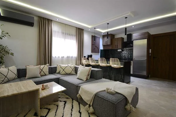 FURNISHED APARTMENT 55 m² - SECURE RESIDENCE WITH POOLS - SEMLALIA